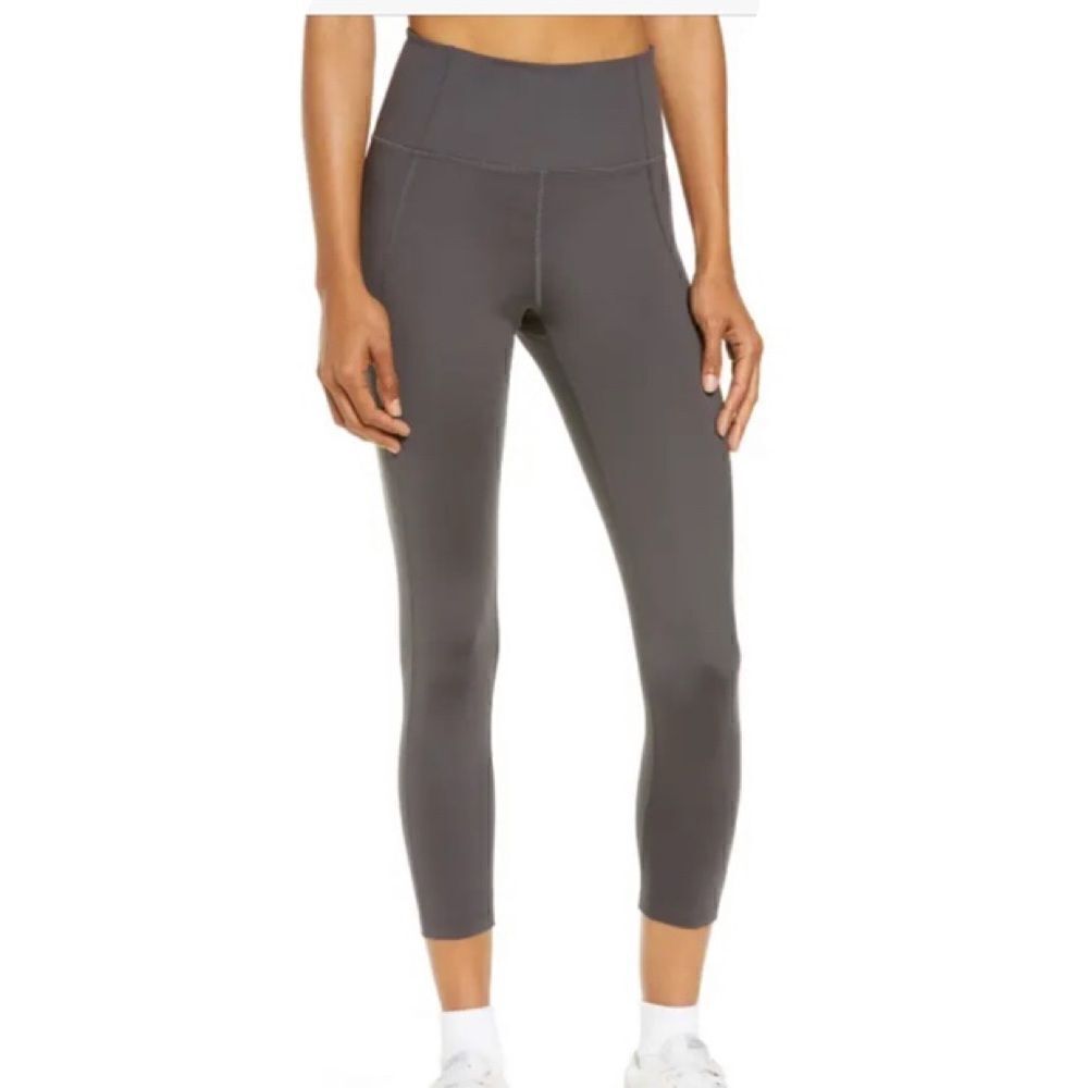 Girlfriend Collective High Waist 7/8 Leggings 4008 size S gray